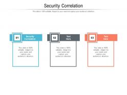 Security correlation ppt powerpoint presentation ideas master slide cpb