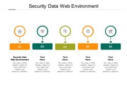 Security data web environment ppt powerpoint presentation styles visuals cpb