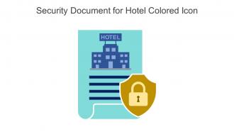 Security Document For Hotel Colored Icon In Powerpoint Pptx Png And Editable Eps Format