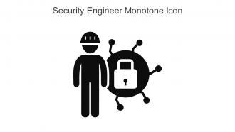 Security Engineer Monotone Icon In Powerpoint Pptx Png And Editable Eps Format