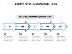 Security event management tools ppt powerpoint presentation file background images cpb