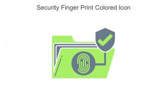 Security Finger Print Colored Icon In Powerpoint Pptx Png And Editable Eps Format