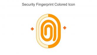 Security Fingerprint Colored Icon In Powerpoint Pptx Png And Editable Eps Format