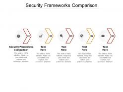Security frameworks comparison ppt powerpoint presentation slides guide cpb