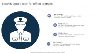 Security Guard Icon For Office Premises