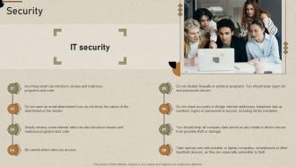 Security Guidebook For Corporate Staff Ppt Powerpoint Presentation Ideas Display