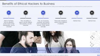 Security Hacker Benefits Of Ethical Hackers To Business Ppt Powerpoint Presentation Infographics