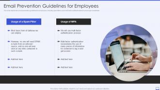 Security Hacker Email Prevention Guidelines For Employees Ppt Infographics Graphics Download