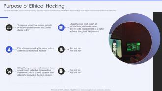 Security Hacker Purpose Of Ethical Hacking Ppt Powerpoint Presentation Show Download