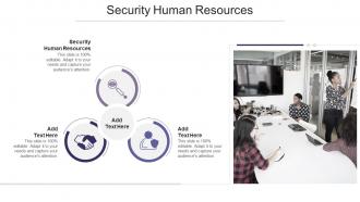 Security Human Resources Ppt Powerpoint Presentation Ideas Picture Cpb