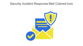 Security Incident Response Mail Colored Icon In Powerpoint Pptx Png And Editable Eps Format
