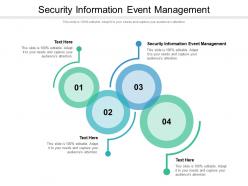 Security information event management ppt powerpoint show good cpb