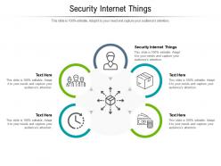 Security internet things ppt powerpoint presentation file gallery cpb