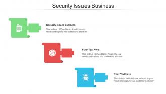Security Issues Business Ppt Powerpoint Presentation Show Samples Cpb