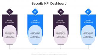 Security KPI Dashboard In Powerpoint And Google Slides Cpb