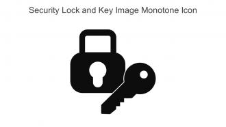 Security Lock And Key Image Monotone Icon In Powerpoint Pptx Png And Editable Eps Format