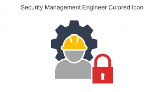 Security Management Engineer Colored Icon In Powerpoint Pptx Png And Editable Eps Format