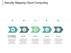 Security mapping cloud computing ppt powerpoint presentation pictures cpb