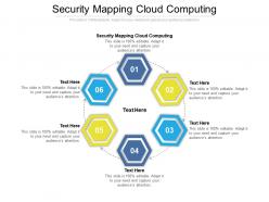 Security mapping cloud computing ppt powerpoint presentation show cpb