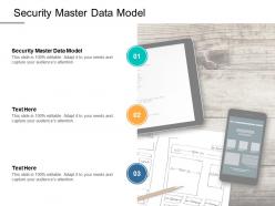 Security master data model ppt powerpoint presentation slides gridlines cpb