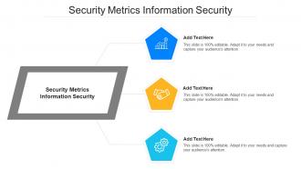 Security Metrics Information Security Ppt Powerpoint Presentation Portfolio Grid Cpb