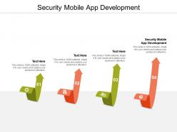Security mobile app development ppt powerpoint presentation show cpb