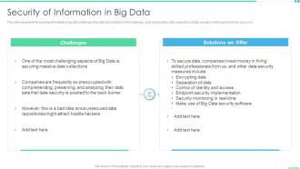 Security Of Information In Big Data Ppt Layouts Layouts