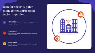 Security Patch Management Process Powerpoint Ppt Template Bundles Editable Idea