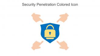 Security Penetration Colored Icon In Powerpoint Pptx Png And Editable Eps Format