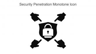 Security Penetration Monotone Icon In Powerpoint Pptx Png And Editable Eps Format