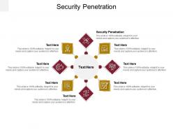 Security penetration ppt powerpoint presentation professional deck cpb