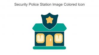 Security Police Station Image Colored Icon In Powerpoint Pptx Png And Editable Eps Format