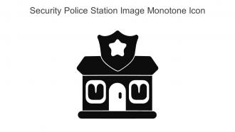 Security Police Station Image Monotone Icon In Powerpoint Pptx Png And Editable Eps Format