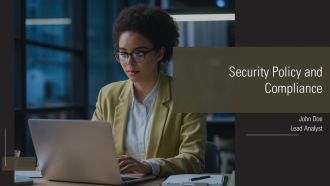 Security Policy And Compliance PPT Slides AT