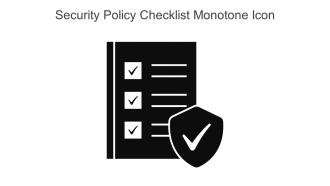 Security Policy Checklist Monotone Icon In Powerpoint Pptx Png And Editable Eps Format