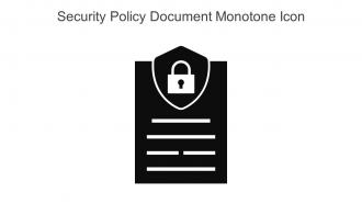 Security Policy Document Monotone Icon In Powerpoint Pptx Png And Editable Eps Format