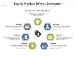 Security practices software development ppt powerpoint presentation gallery designs cpb