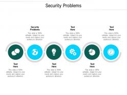 Security problems ppt powerpoint presentation slides good cpb
