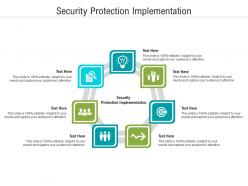 Security protection implementation ppt powerpoint presentation ideas model cpb