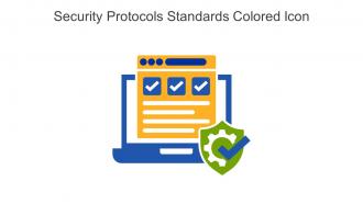 Security Protocols Standards Colored Icon In Powerpoint Pptx Png And Editable Eps Format