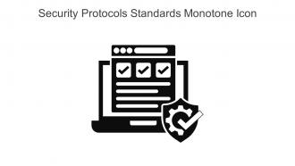 Security Protocols Standards Monotone Icon In Powerpoint Pptx Png And Editable Eps Format