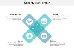 Security real estate ppt powerpoint presentation gallery professional cpb