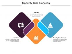 Security risk services ppt powerpoint presentation file outline cpb