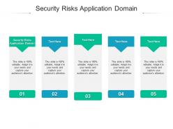 Security risks application domain ppt powerpoint presentation summary mockup cpb