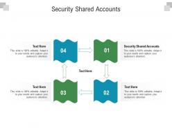 Security shared accounts ppt powerpoint presentation diagram graph charts cpb