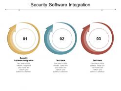 Security software integration ppt powerpoint presentation model tips cpb