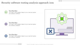 Security Software Testing Analysis Approach Icon