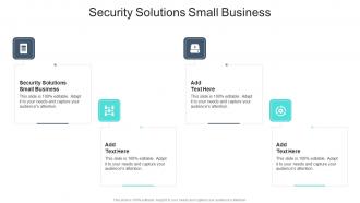 Security Solutions Small Business In Powerpoint And Google Slides Cpb