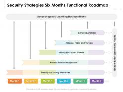 Security Strategies Six Months Functional Roadmap