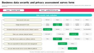 Security Survey Powerpoint Ppt Template Bundles Survey Adaptable Unique